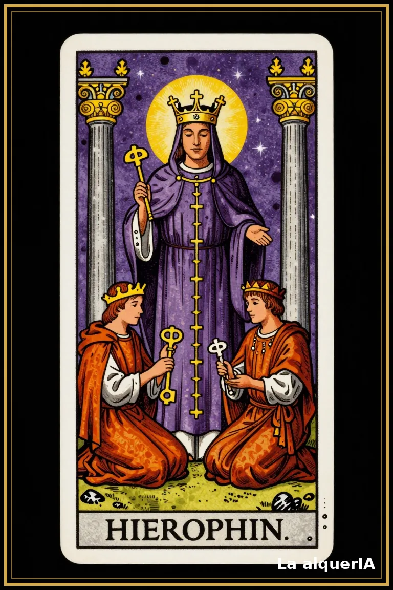 Carta del tarot: El Sumo Sacerdote